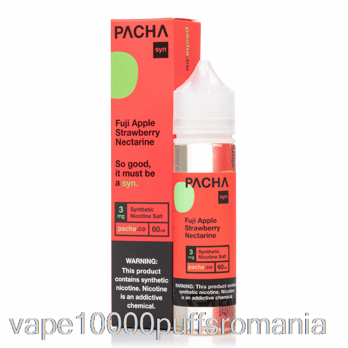 Vape Romania Fuji Apple Capsuni Nectarina - Pachamama - 60ml 3mg